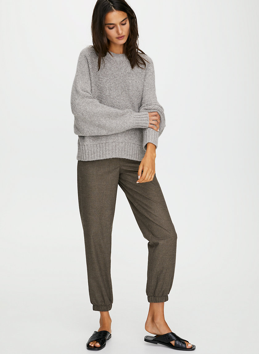 DAY OFF SWEATER - Oversized crewneck alpaca sweater DAY OFF SWEATER - Oversized crewneck alpaca sweater