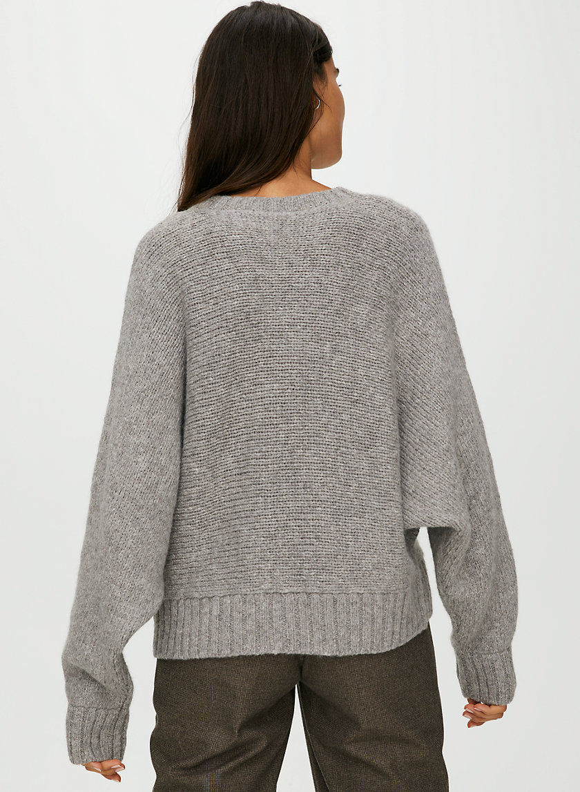 DAY OFF SWEATER - Oversized crewneck alpaca sweater DAY OFF SWEATER - Oversized crewneck alpaca sweater