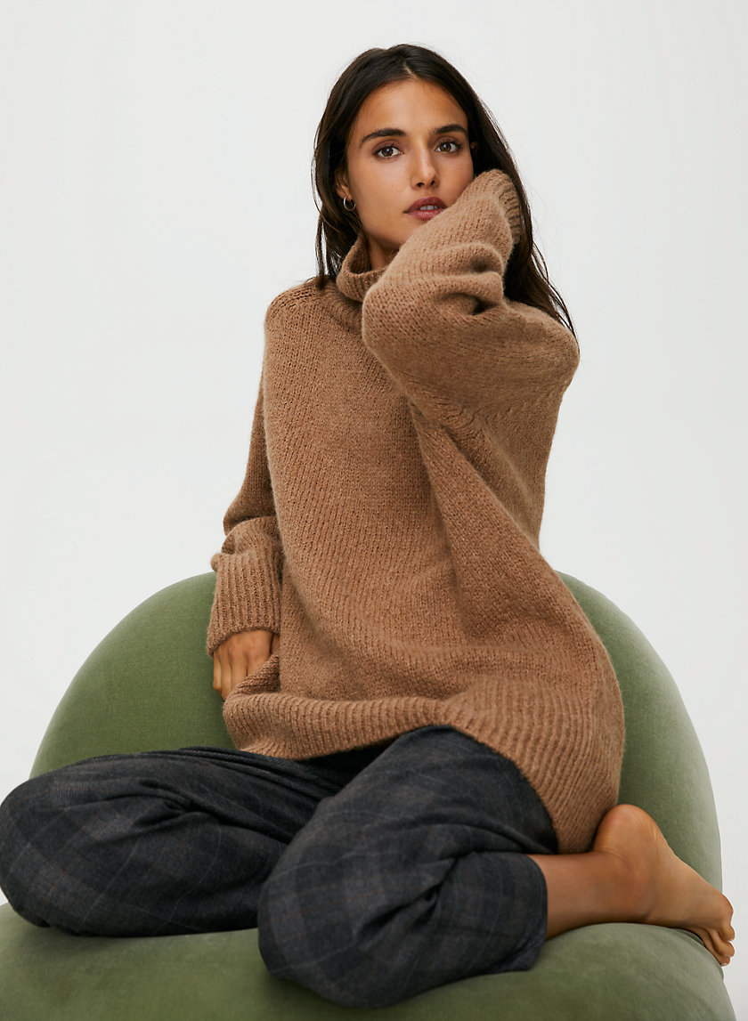 DAY OFF TURTLENECK SWEATER - Oversized turtleneck sweater DAY OFF TURTLENECK SWEATER - Oversized turtleneck sweater