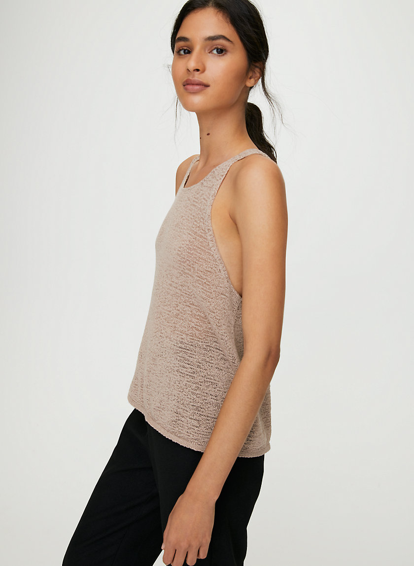 EUGENIE KNIT TOP - Knit tank top EUGENIE KNIT TOP - Knit tank top