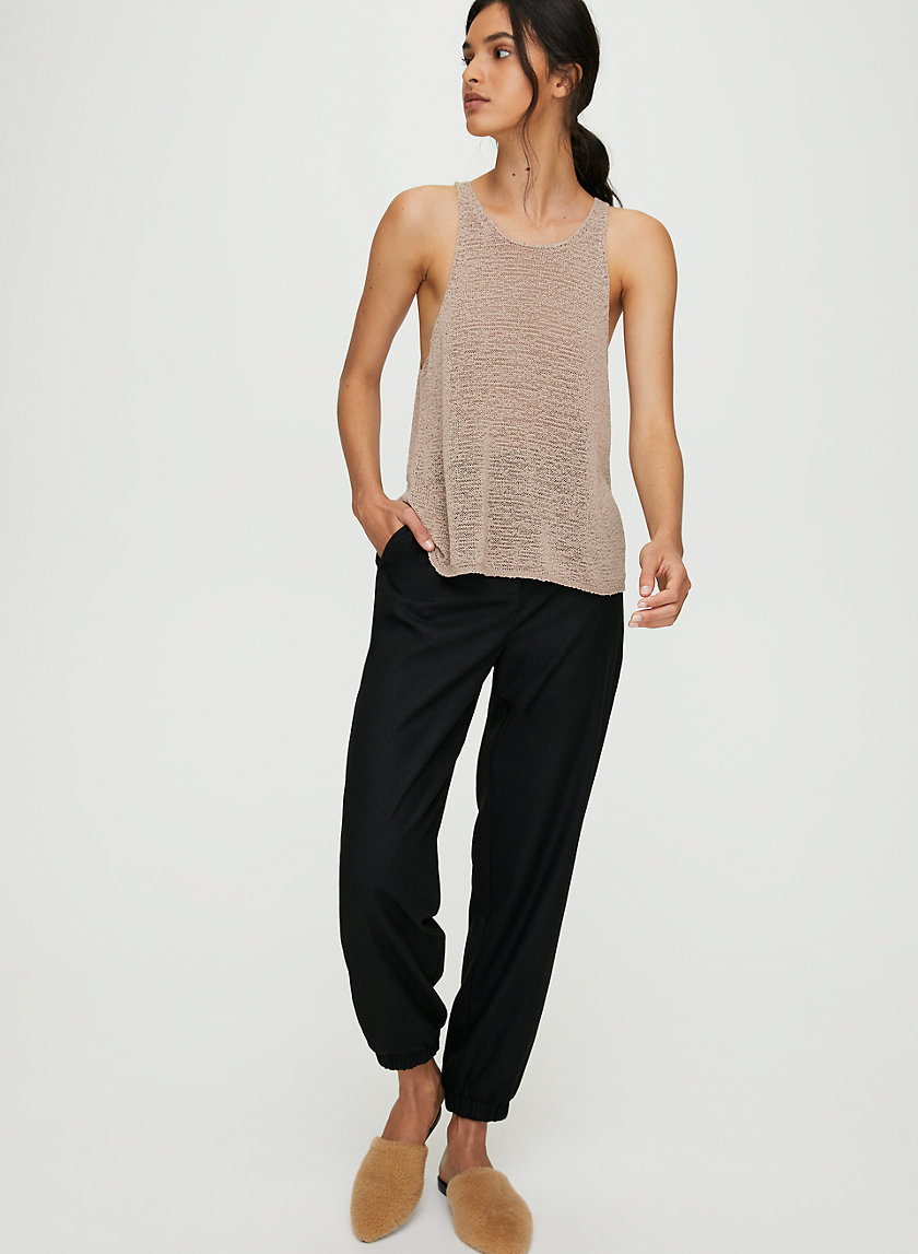 EUGENIE KNIT TOP - Knit tank top EUGENIE KNIT TOP - Knit tank top