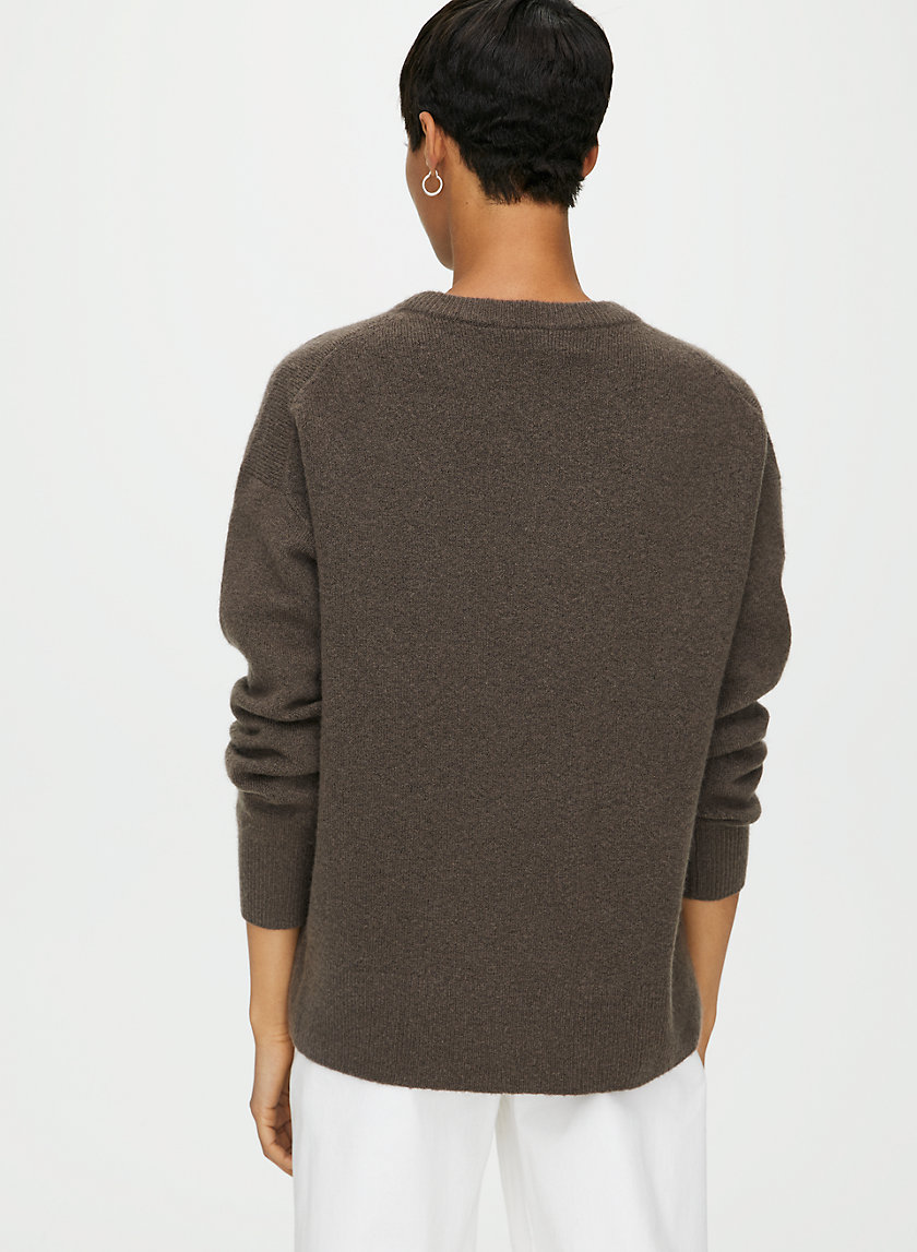 LOUNGE CREWNECK SWEATER - Wool and cashmere sweater LOUNGE CREWNECK SWEATER - Wool and cashmere sweater