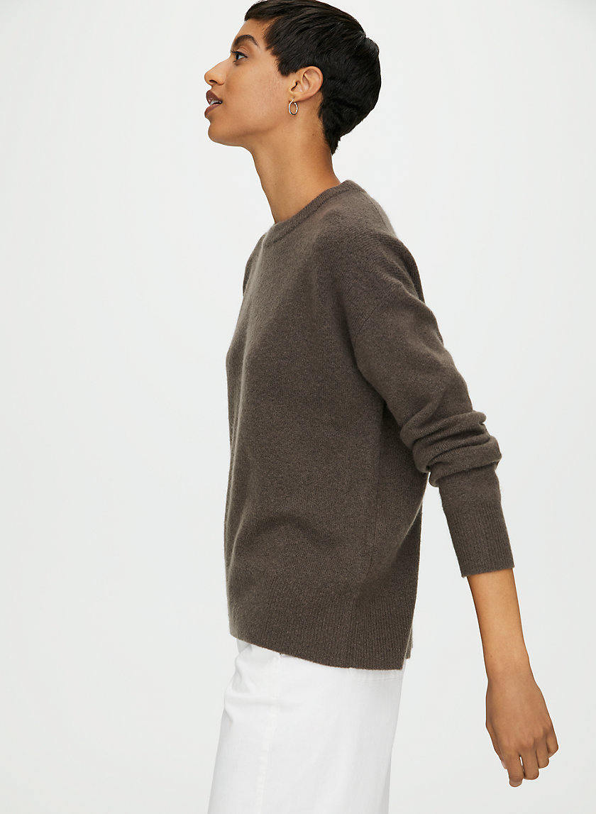 LOUNGE CREWNECK SWEATER - Wool and cashmere sweater LOUNGE CREWNECK SWEATER - Wool and cashmere sweater