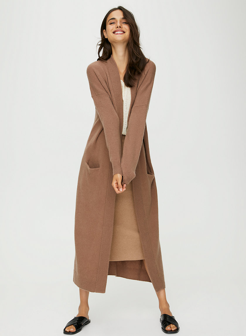 LONG LOUNGE CARDIGAN - Long cardigan cocoon sweater LONG LOUNGE CARDIGAN - Long cardigan cocoon sweater