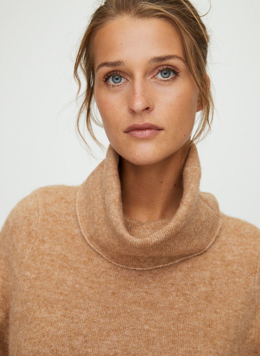 ADICHIE SWEATER - Wool turtleneck statement sweater ADICHIE SWEATER - Wool turtleneck statement sweater
