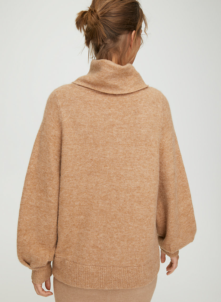 ADICHIE SWEATER - Lantern sleeve turtleneck sweater ADICHIE SWEATER - Lantern sleeve turtleneck sweater
