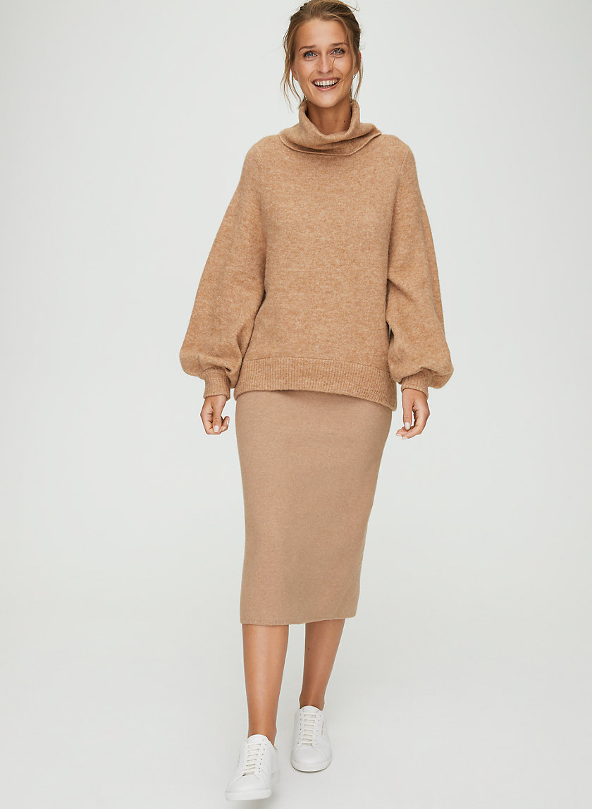 ADICHIE SWEATER - Lantern sleeve turtleneck sweater ADICHIE SWEATER - Lantern sleeve turtleneck sweater