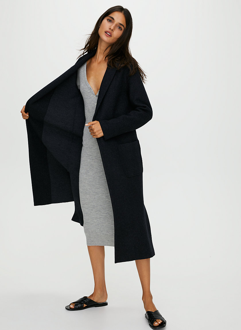 GORNICK JACKET - Long, wool-blend jacket GORNICK JACKET - Long, wool-blend jacket