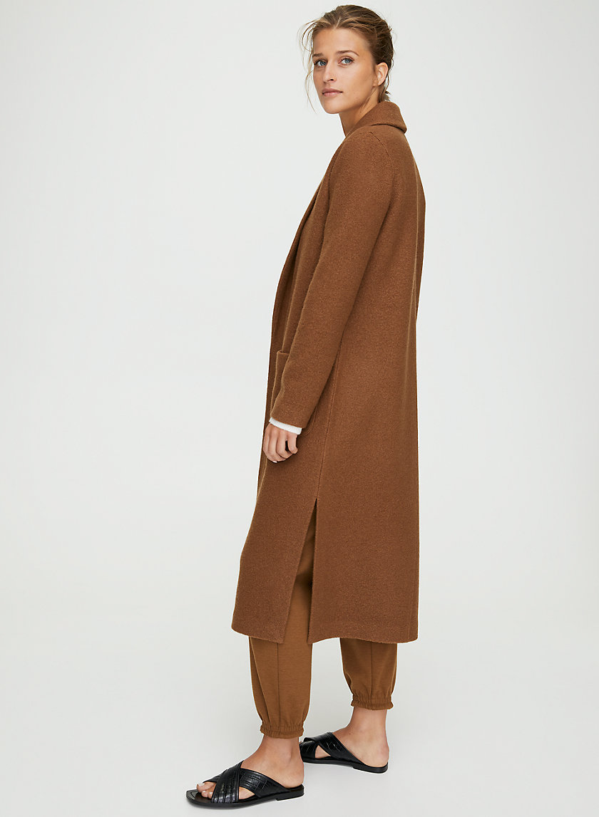 GORNICK JACKET - Long, open-front, merino-wool jacket GORNICK JACKET - Long, open-front, merino-wool jacket