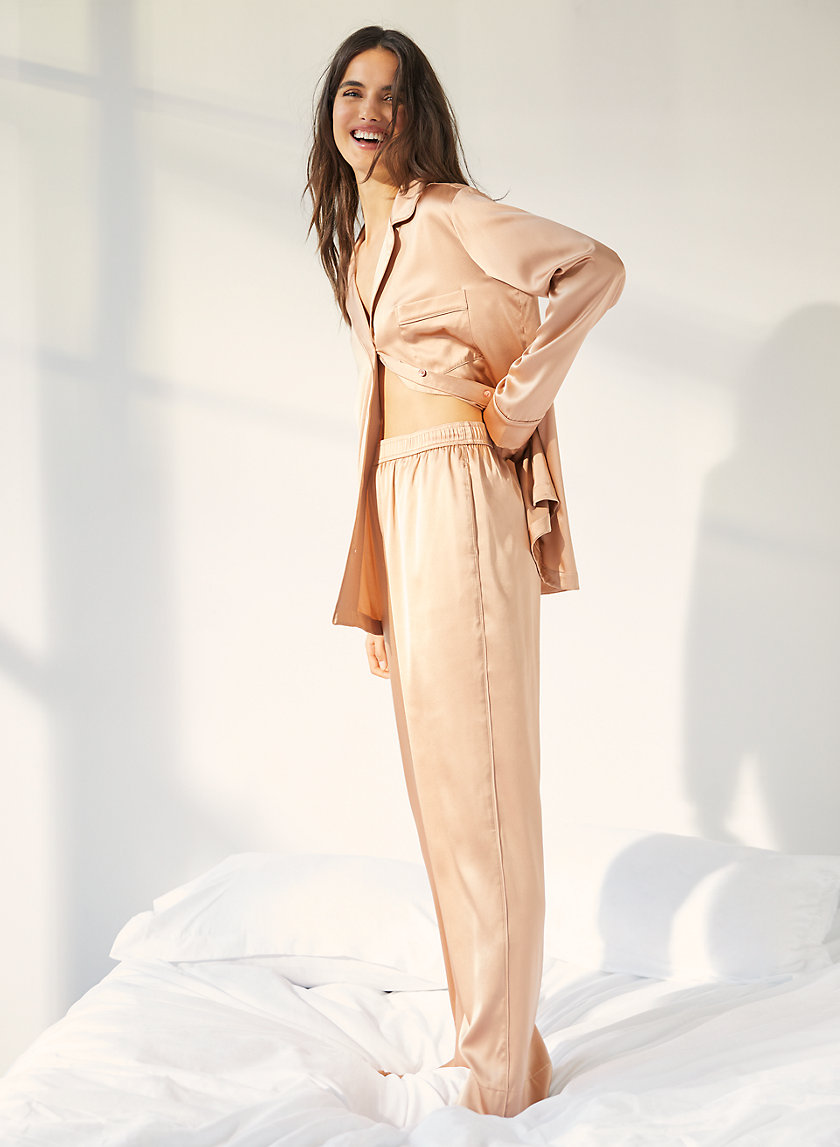 LAMOUR SILK PANT - Silk pajama pants LAMOUR SILK PANT - Silk pajama pants