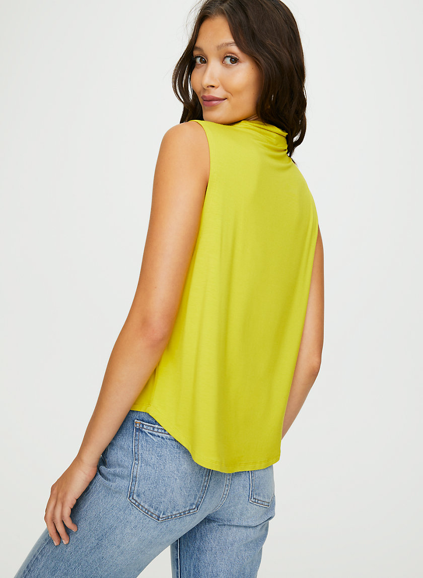VINCE T-SHIRT - Mock-neck tank top VINCE T-SHIRT - Mock-neck tank top