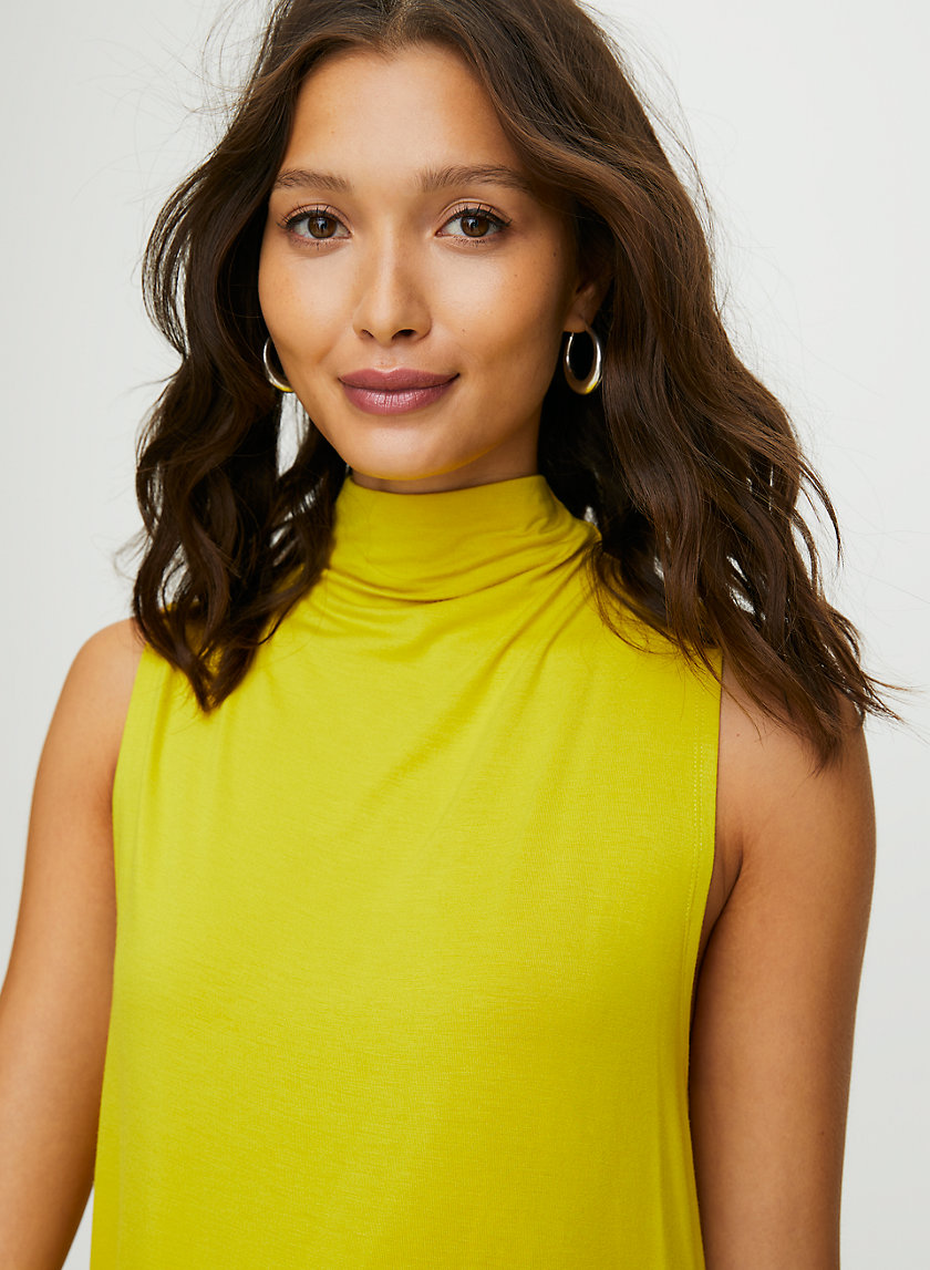 VINCE T-SHIRT - Mock-neck tank top VINCE T-SHIRT - Mock-neck tank top