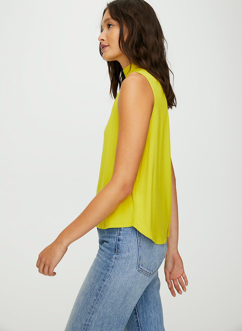 VINCE T-SHIRT - Mock-neck tank top VINCE T-SHIRT - Mock-neck tank top