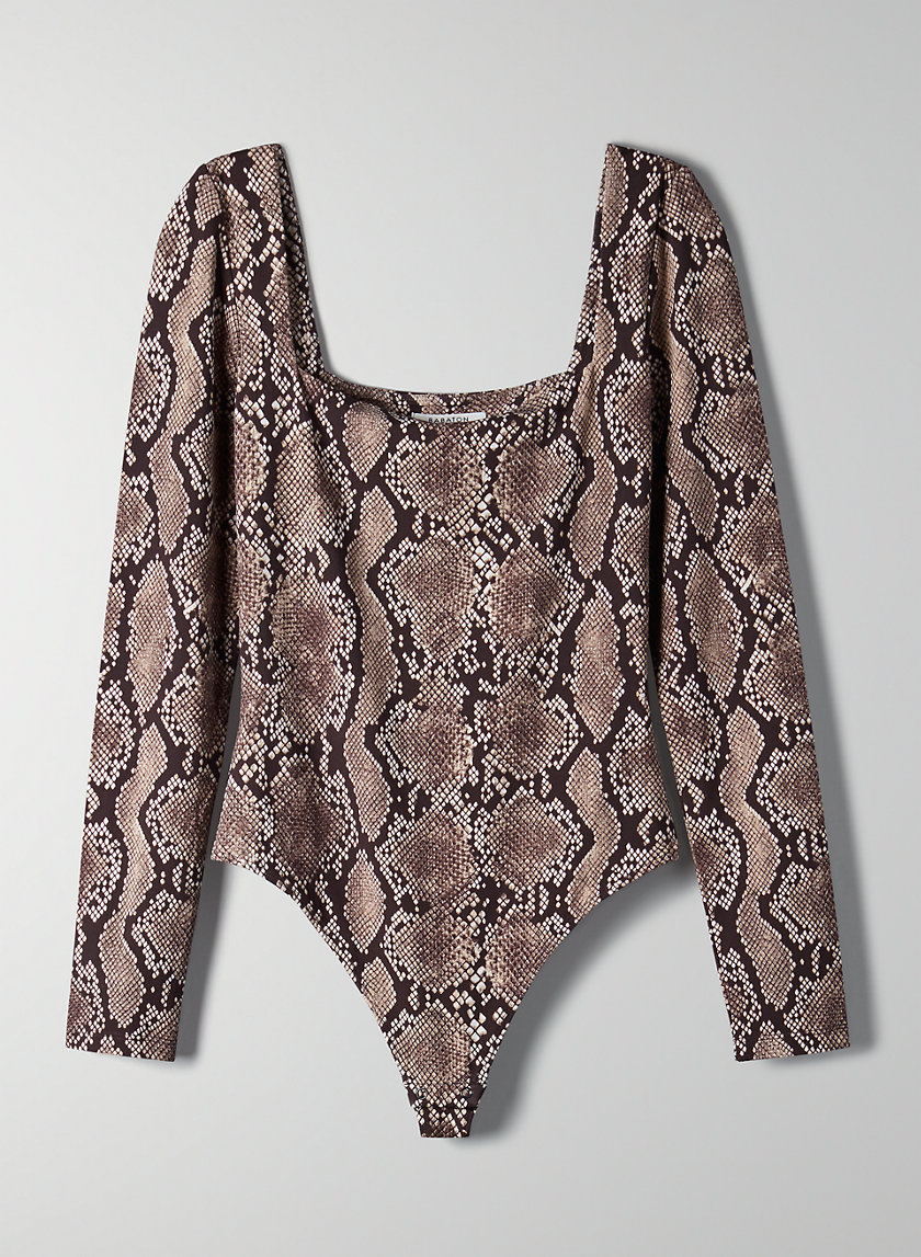 aritzia snakeskin bodysuit