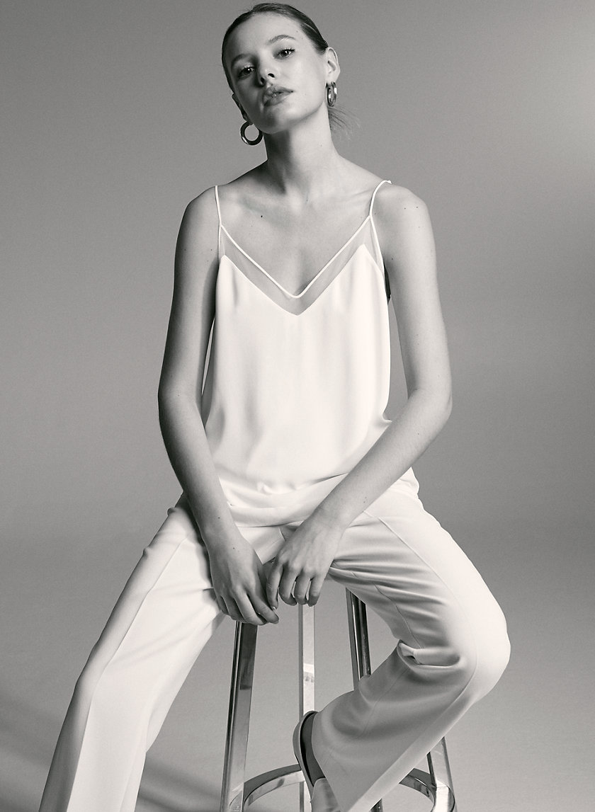 GALEN CAMISOLE - Mesh camisole top GALEN CAMISOLE - Mesh camisole top