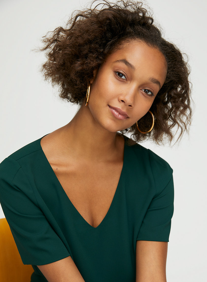 RANDY BLOUSE - Cropped, short-sleeve blouse RANDY BLOUSE - Cropped, short-sleeve blouse
