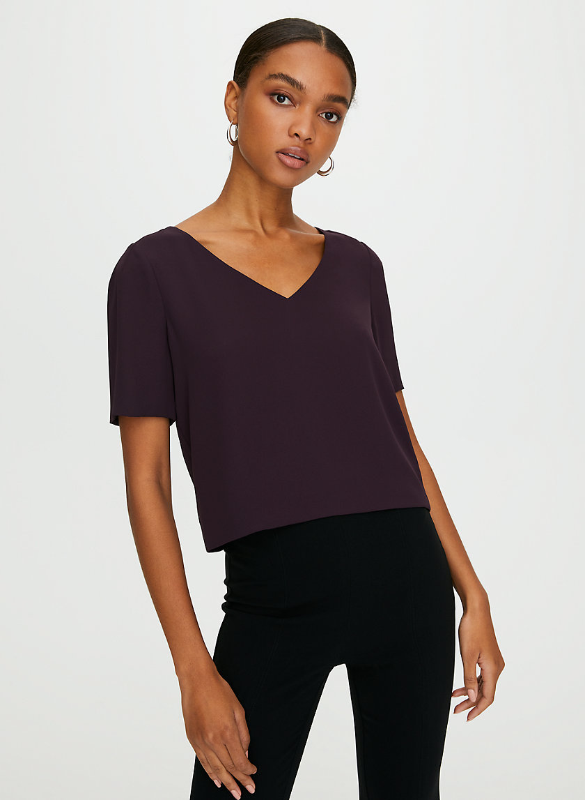 RANDY BLOUSE - Cropped, short-sleeve blouse RANDY BLOUSE - Cropped, short-sleeve blouse