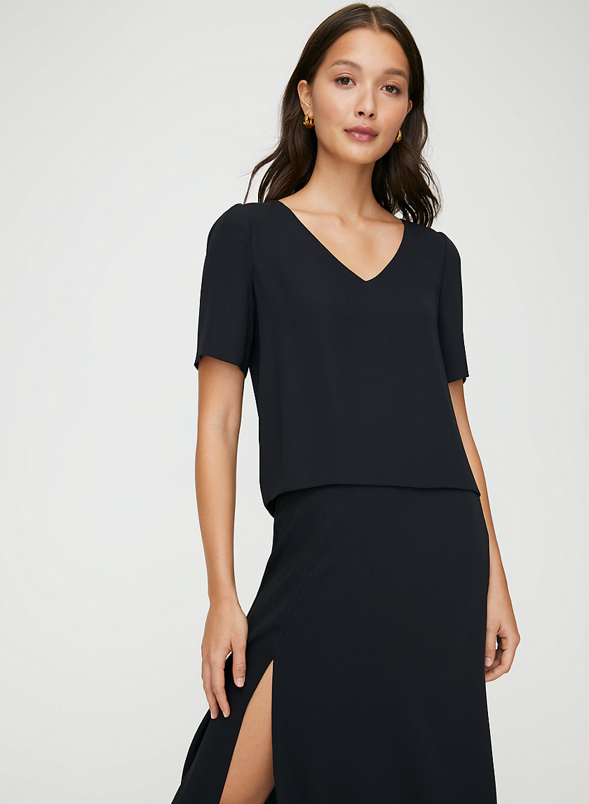RANDY BLOUSE - Cropped, short-sleeve blouse RANDY BLOUSE - Cropped, short-sleeve blouse