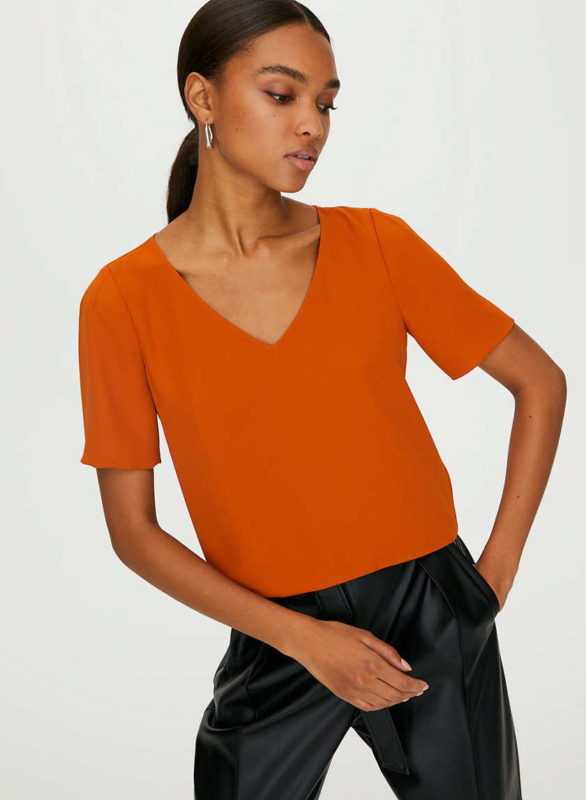 RANDY BLOUSE - Cropped, short-sleeve blouse RANDY BLOUSE - Cropped, short-sleeve blouse