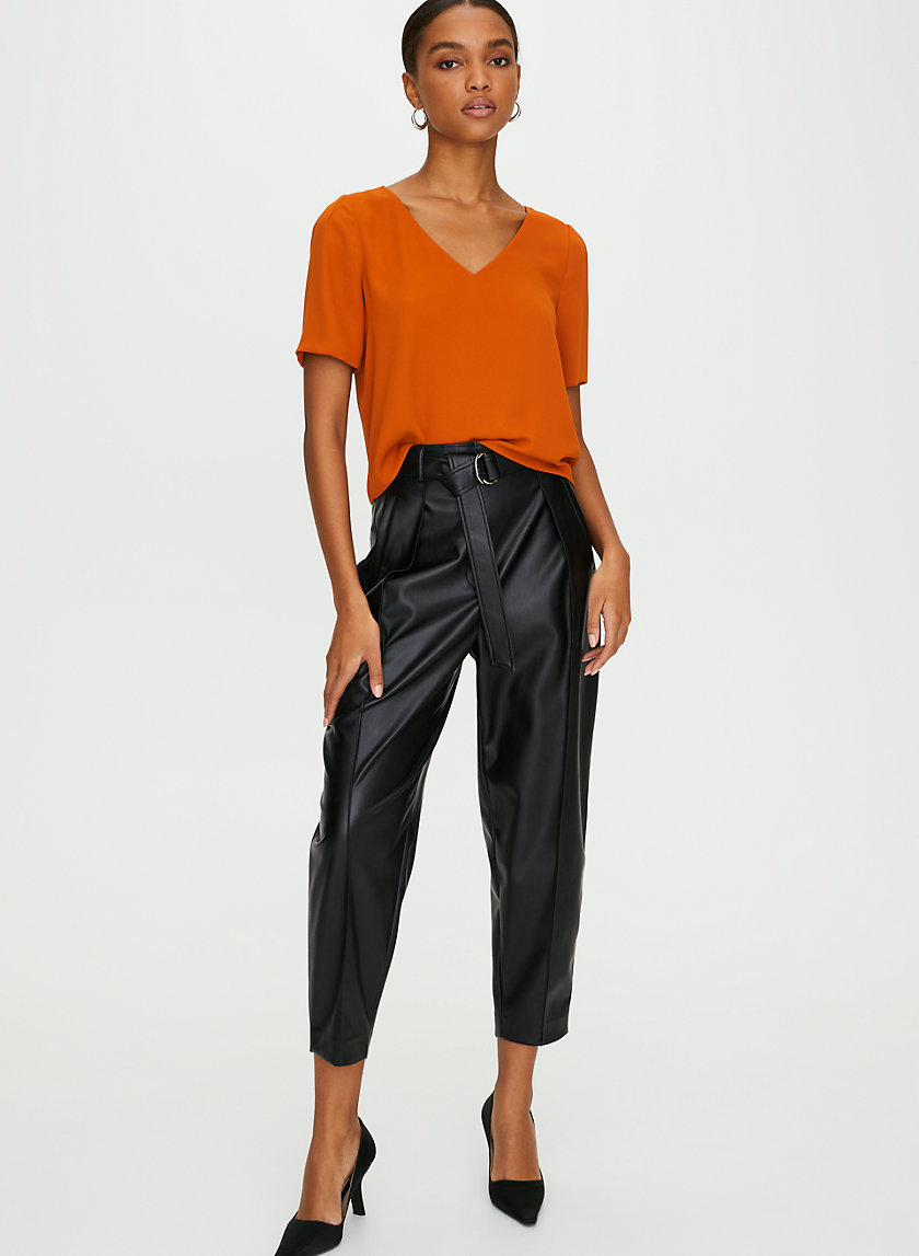 RANDY BLOUSE - Cropped, short-sleeve blouse RANDY BLOUSE - Cropped, short-sleeve blouse