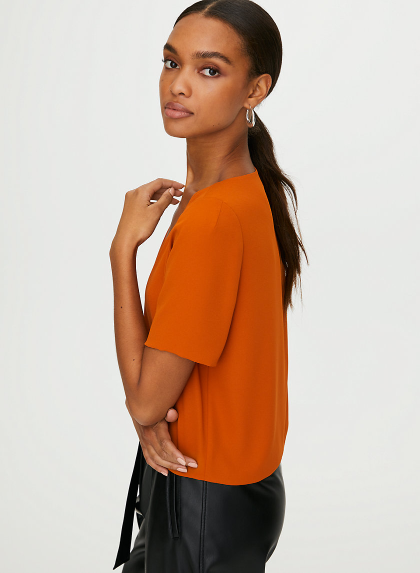 RANDY BLOUSE - Cropped, short-sleeve blouse RANDY BLOUSE - Cropped, short-sleeve blouse