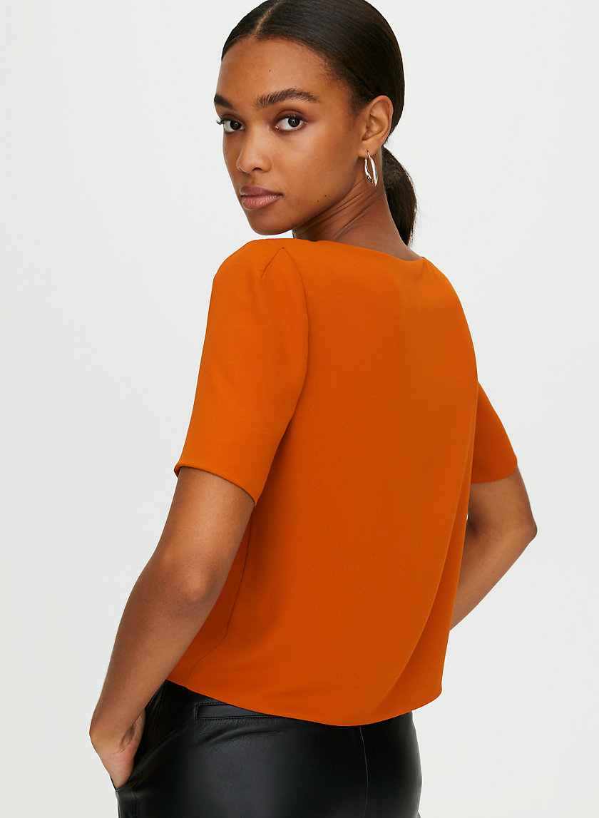 RANDY BLOUSE - Cropped, short-sleeve blouse RANDY BLOUSE - Cropped, short-sleeve blouse