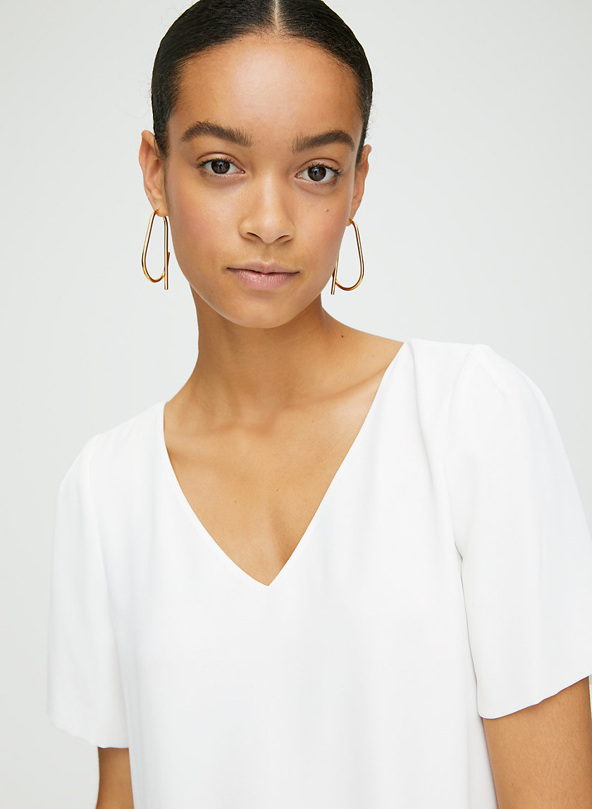 RANDY BLOUSE - Cropped, short-sleeve blouse RANDY BLOUSE - Cropped, short-sleeve blouse