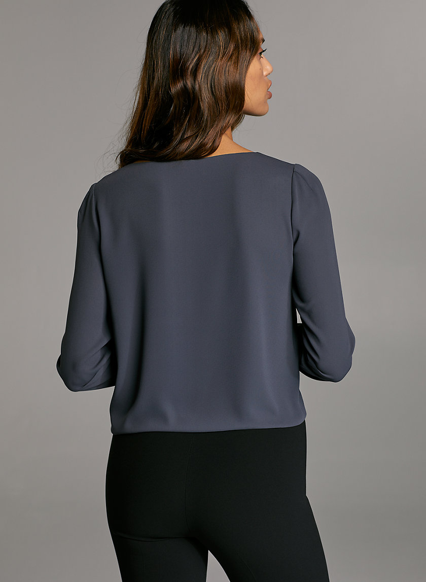 MURPHY LONGSLEEVE - Long-sleeve, V-neck blouse MURPHY LONGSLEEVE - Long-sleeve, V-neck blouse