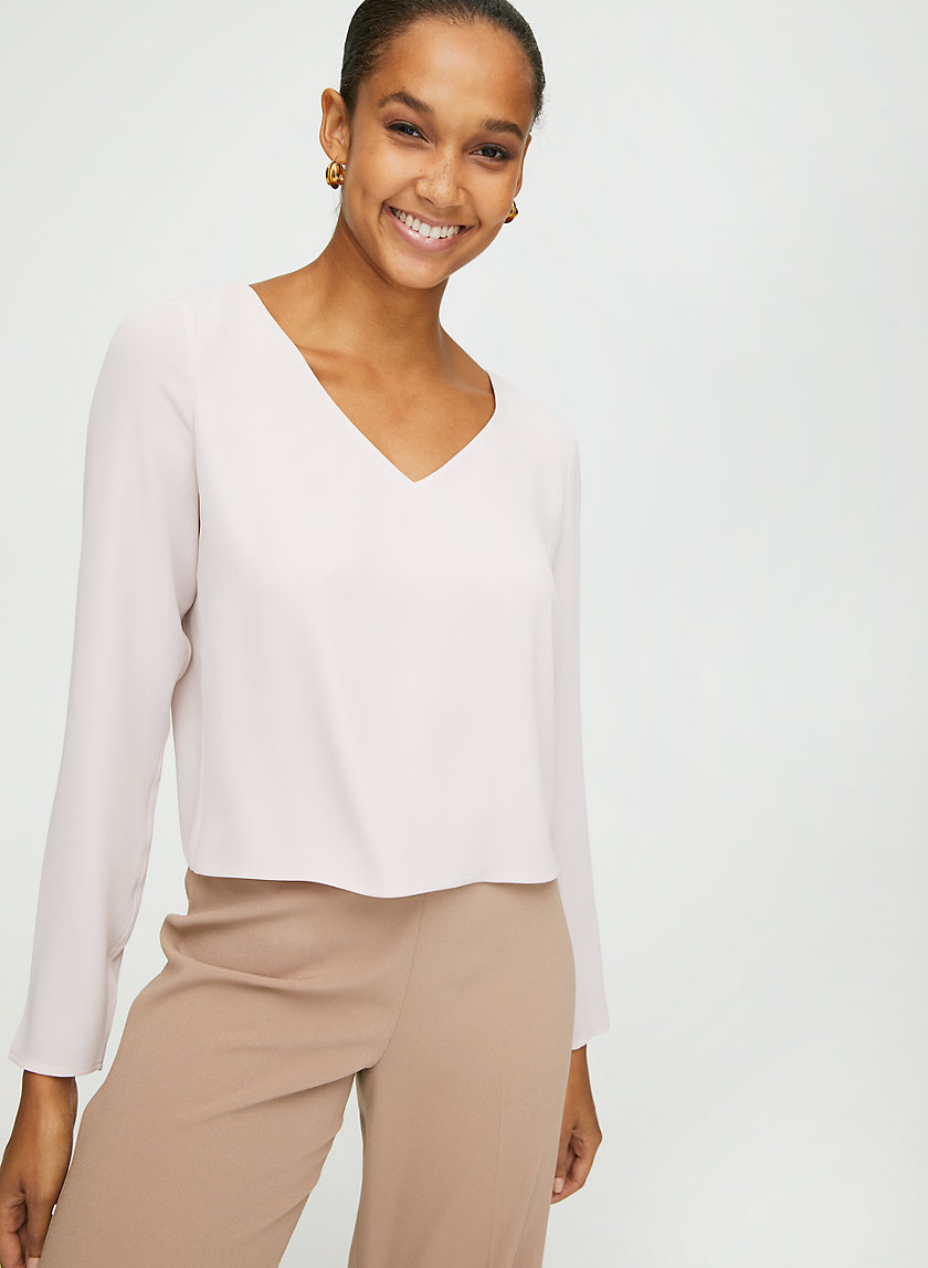 MURPHY LONGSLEEVE - Long-sleeve, V-neck blouse MURPHY LONGSLEEVE - Long-sleeve, V-neck blouse