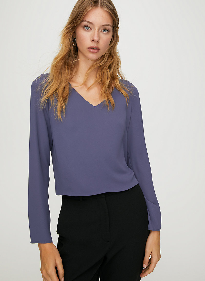 MURPHY LONGSLEEVE - Long-sleeve, V-neck blouse MURPHY LONGSLEEVE - Long-sleeve, V-neck blouse