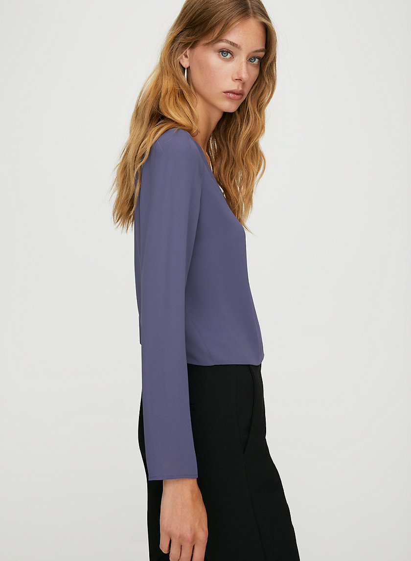 MURPHY LONGSLEEVE - Long-sleeve, V-neck blouse MURPHY LONGSLEEVE - Long-sleeve, V-neck blouse