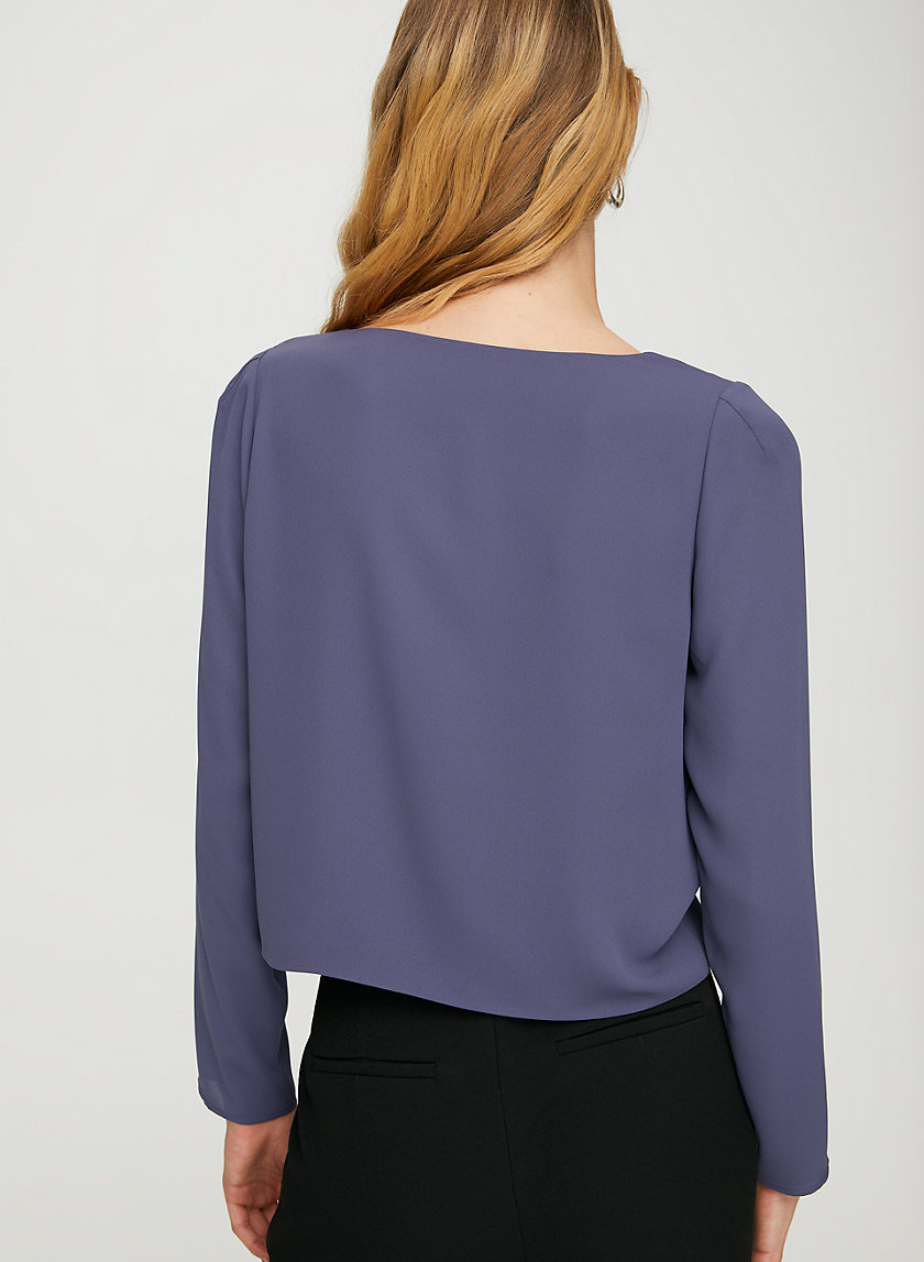 MURPHY LONGSLEEVE - Long-sleeve, V-neck blouse MURPHY LONGSLEEVE - Long-sleeve, V-neck blouse