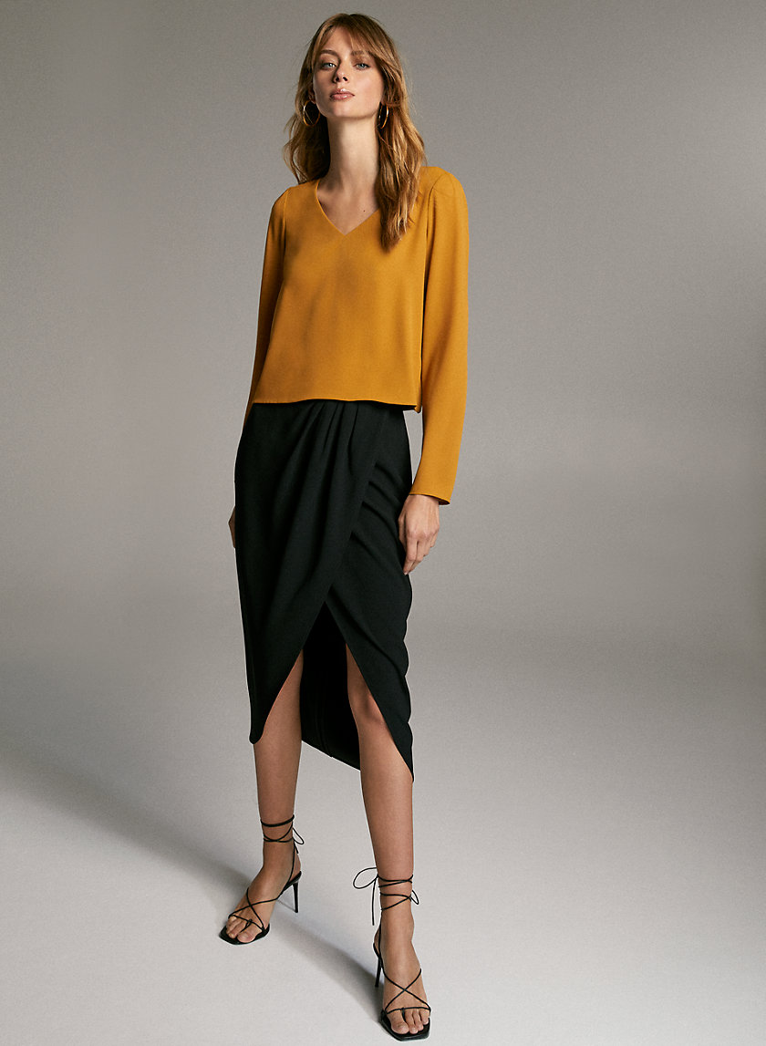 MURPHY LONGSLEEVE - Long-sleeve, V-neck blouse MURPHY LONGSLEEVE - Long-sleeve, V-neck blouse