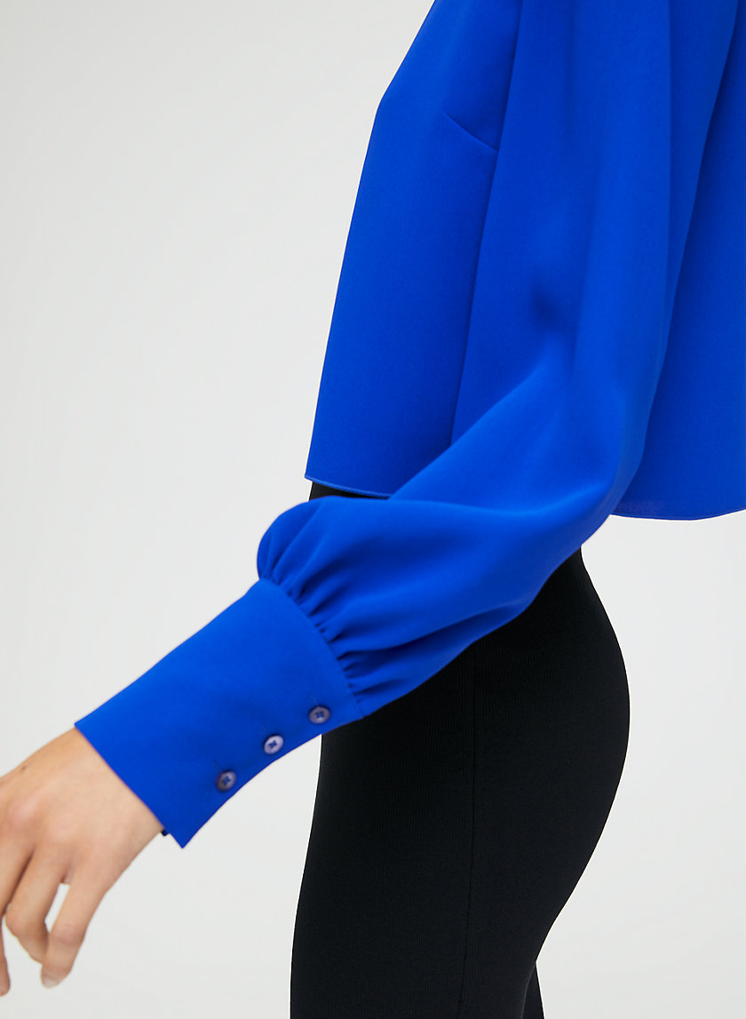 PARSONS BLOUSE - Cropped long-sleeve blouse PARSONS BLOUSE - Cropped long-sleeve blouse