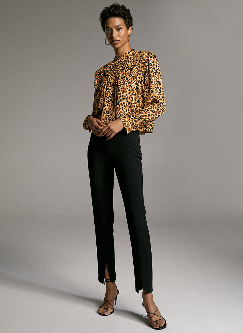 JOTHAM BLOUSE - Long-sleeve, mock-neck blouse JOTHAM BLOUSE - Long-sleeve, mock-neck blouse