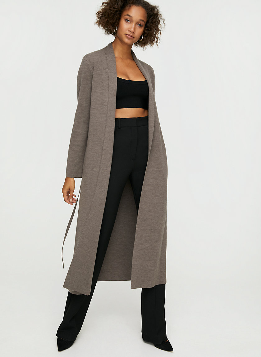 KIRBY SWEATER - Lightweight, belted cardigan KIRBY SWEATER - Lightweight, belted cardigan