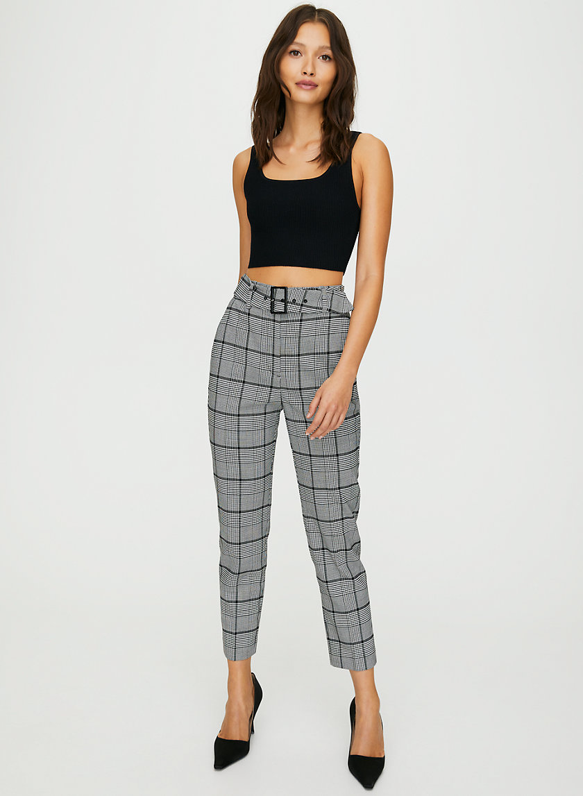 SCULPT KNIT TANK (ARJUN KNIT TOP) - Cropped, ribbed tank top SCULPT KNIT TANK (ARJUN KNIT TOP) - Cropped, ribbed tank top