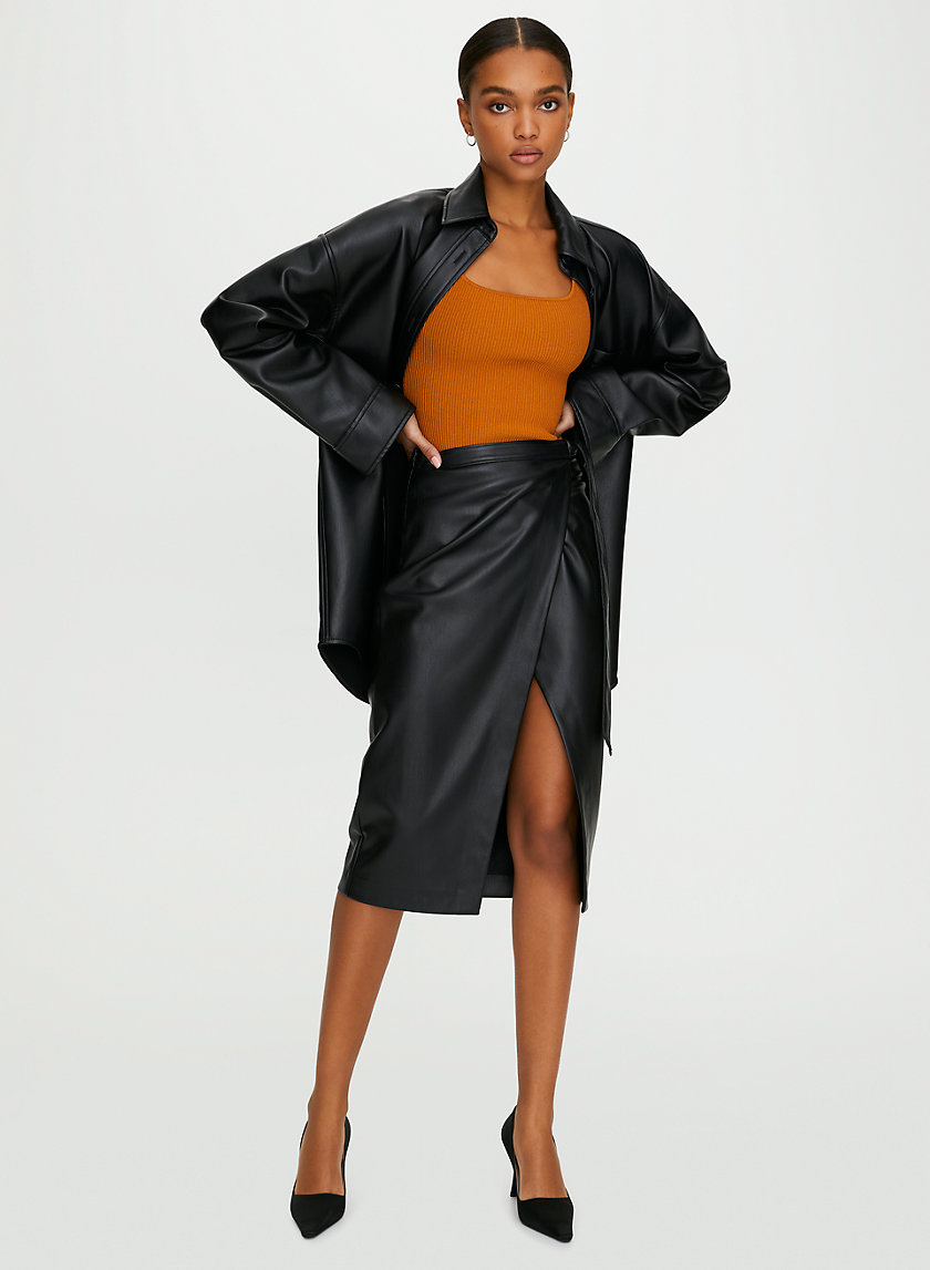 SCULPT KNIT LONG TANK (ARJUN LONG KNIT TOP) - Ribbed, knit tank top SCULPT KNIT LONG TANK (ARJUN LONG KNIT TOP) - Ribbed, knit tank top