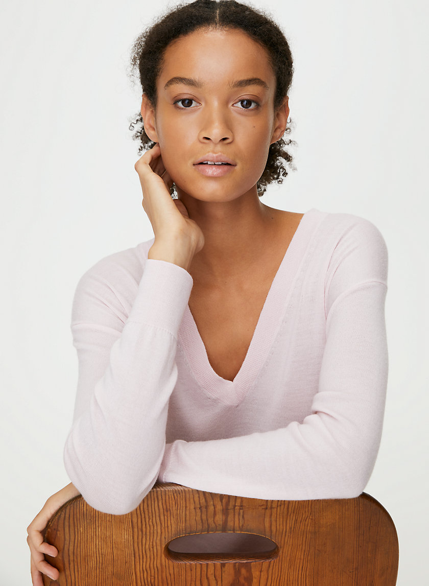 DECLAN SWEATER - V-neck merino-wool sweater DECLAN SWEATER - V-neck merino-wool sweater