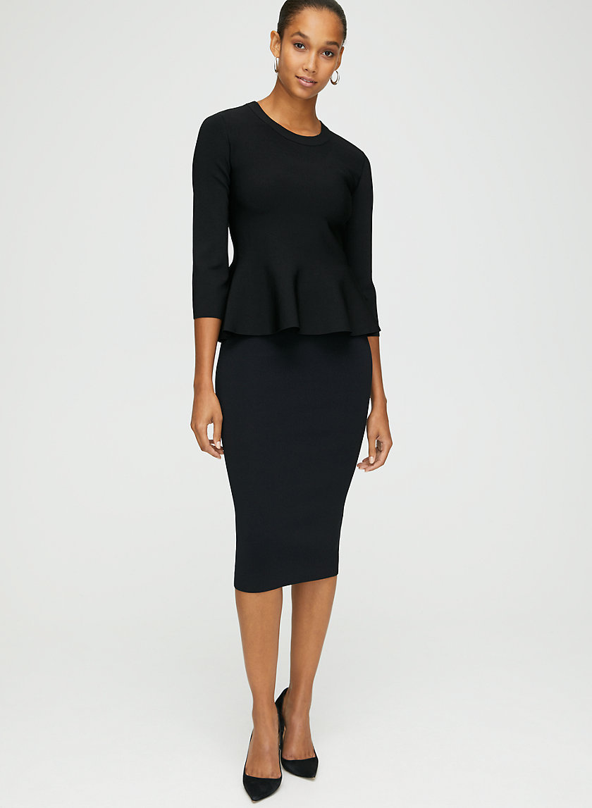 PIERS LONGSLEEVE - Peplum sweater PIERS LONGSLEEVE - Peplum sweater