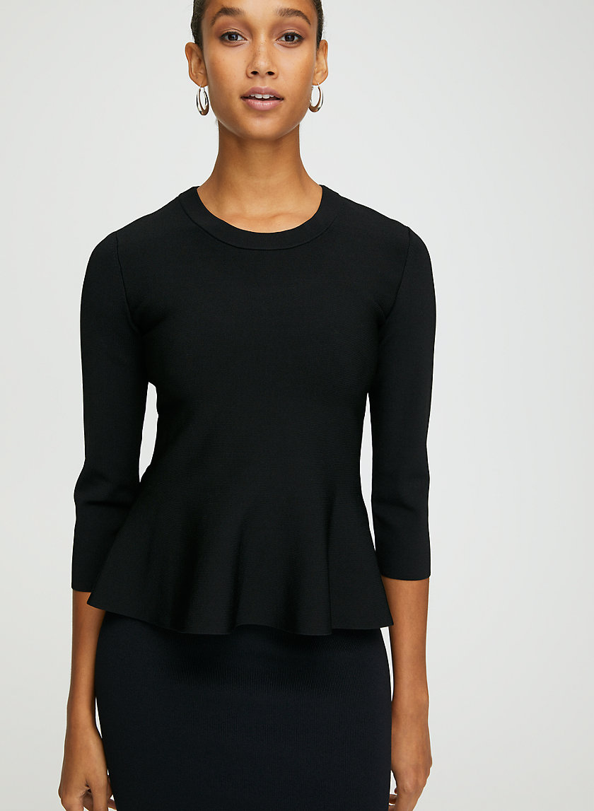 PIERS LONGSLEEVE - Peplum sweater PIERS LONGSLEEVE - Peplum sweater