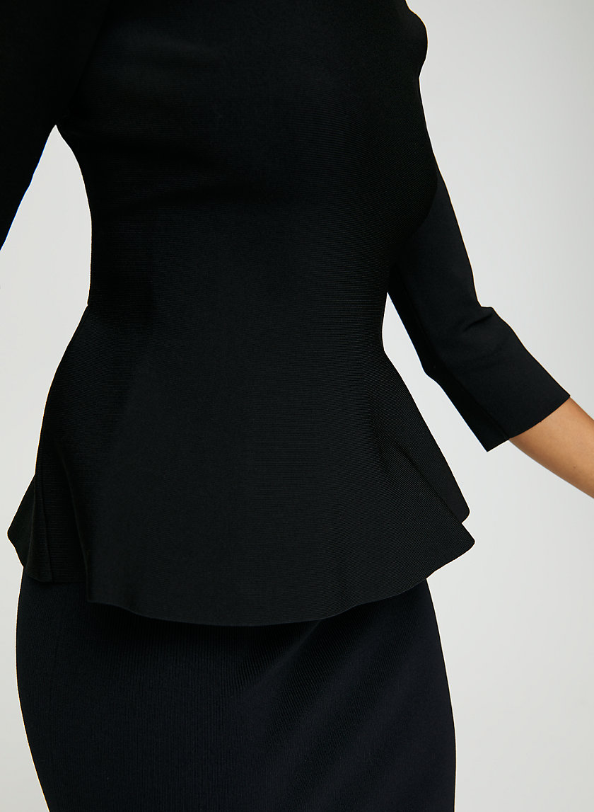 PIERS LONGSLEEVE - Peplum sweater PIERS LONGSLEEVE - Peplum sweater