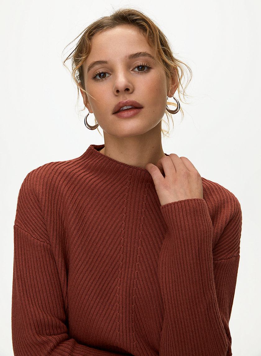 CHALMERS SWEATER - Mock-neck wool sweater CHALMERS SWEATER - Mock-neck wool sweater
