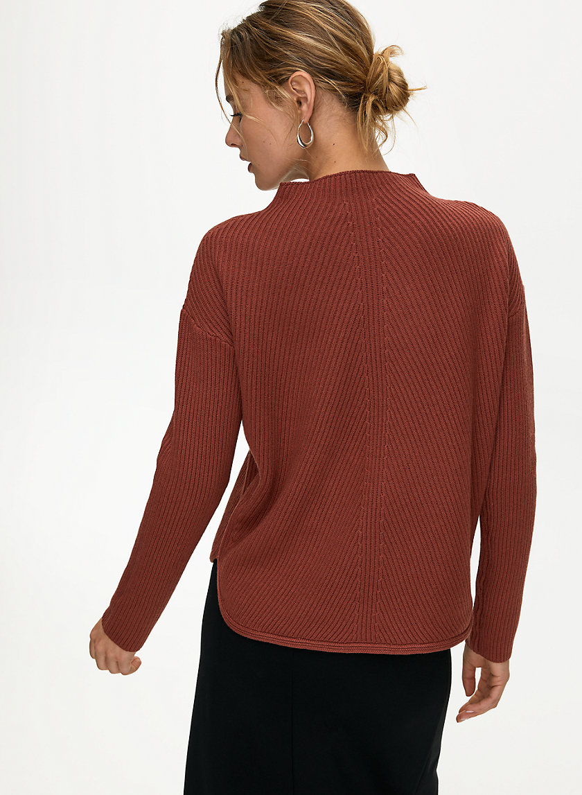 CHALMERS SWEATER - Mock-neck wool sweater CHALMERS SWEATER - Mock-neck wool sweater