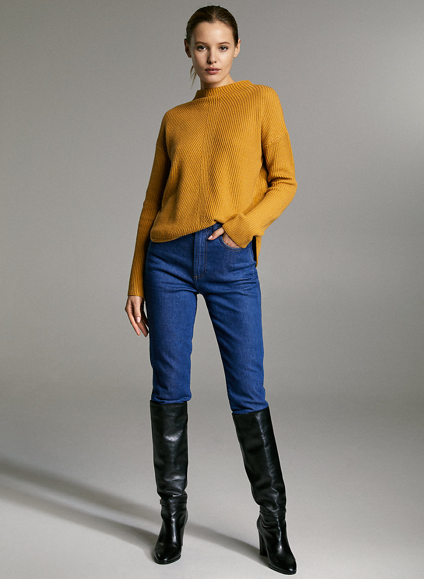 CHALMERS SWEATER - Mock-neck wool sweater CHALMERS SWEATER - Mock-neck wool sweater