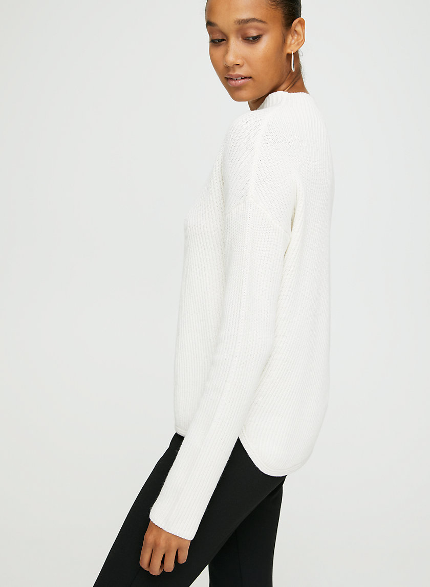 CHALMERS SWEATER - Mock-neck wool sweater CHALMERS SWEATER - Mock-neck wool sweater