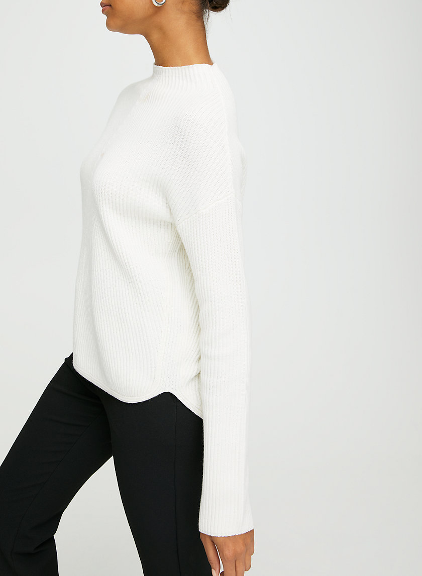 CHALMERS SWEATER - Mock-neck wool sweater CHALMERS SWEATER - Mock-neck wool sweater