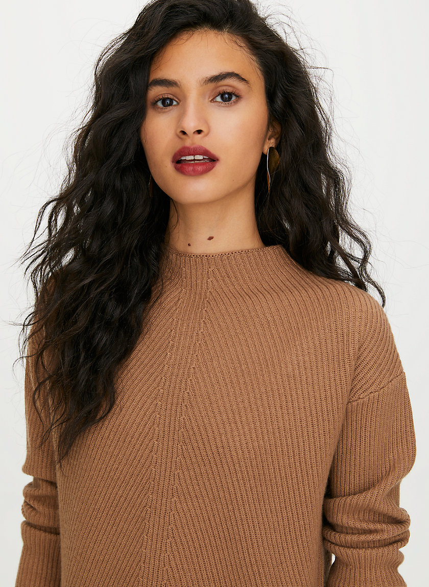 CHALMERS SWEATER - Mock-neck wool sweater CHALMERS SWEATER - Mock-neck wool sweater