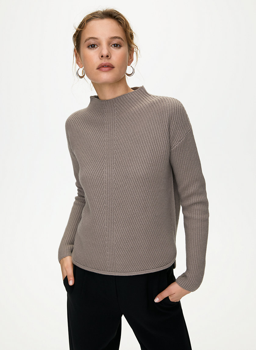 CHALMERS SWEATER - Mock-neck wool sweater CHALMERS SWEATER - Mock-neck wool sweater