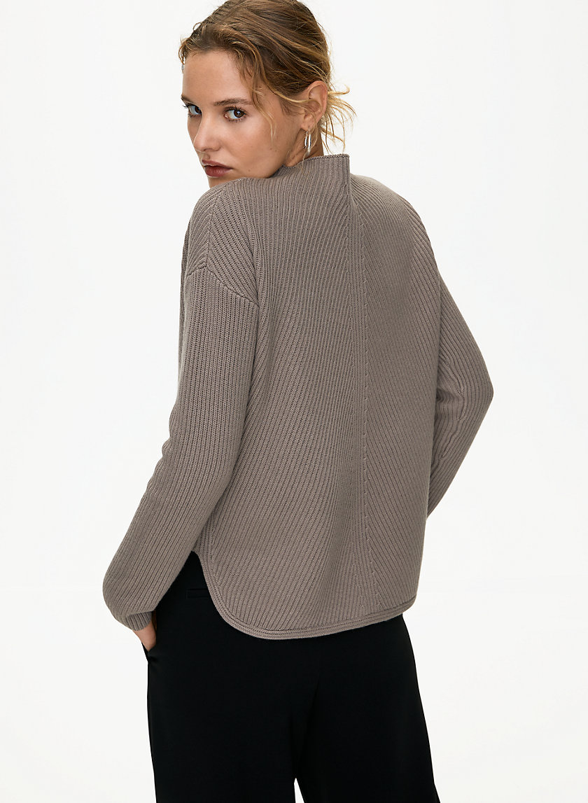 CHALMERS SWEATER - Mock-neck wool sweater CHALMERS SWEATER - Mock-neck wool sweater